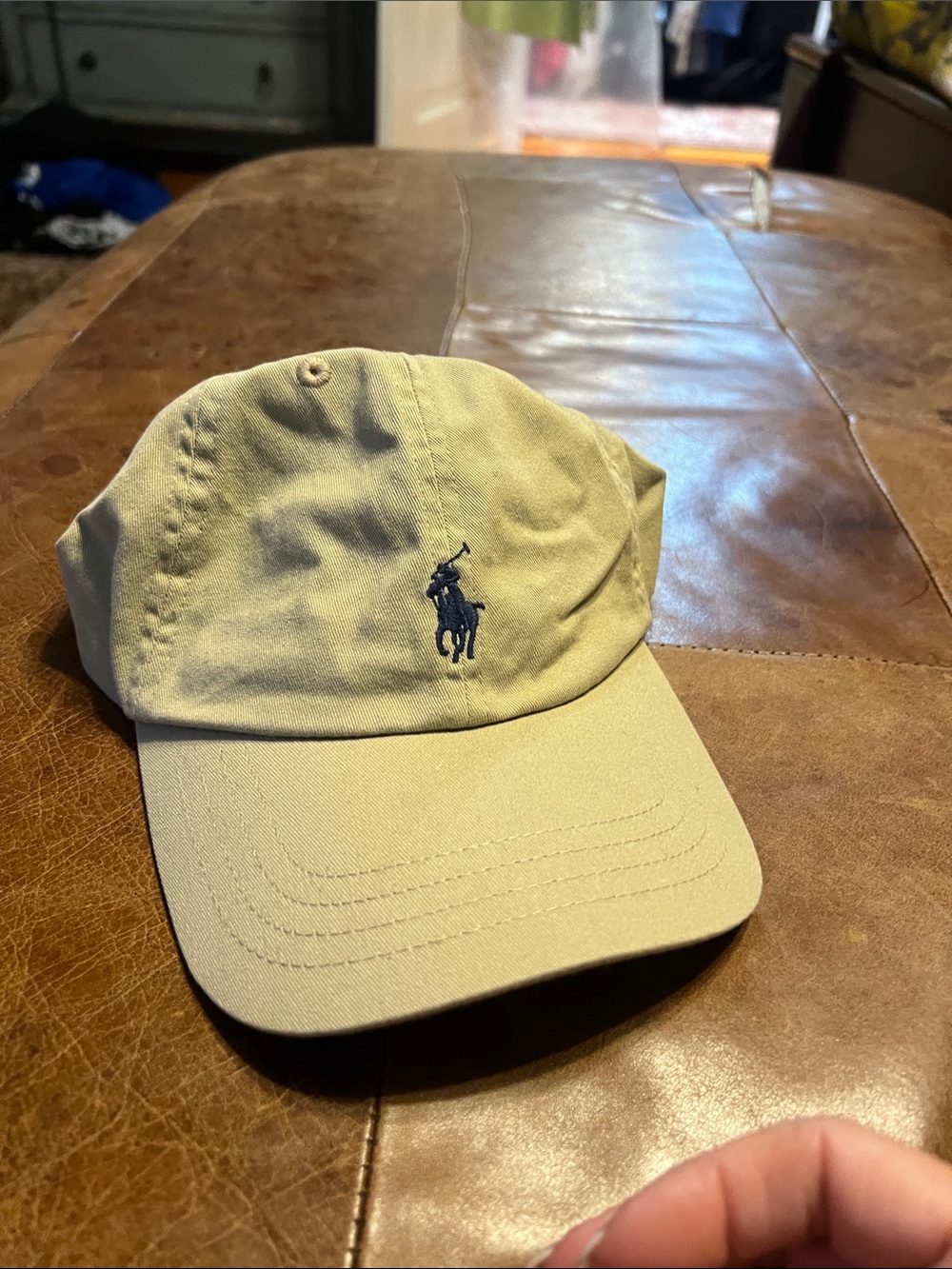 Polo Ralph Lauren boys tan cap boys 8-20 size